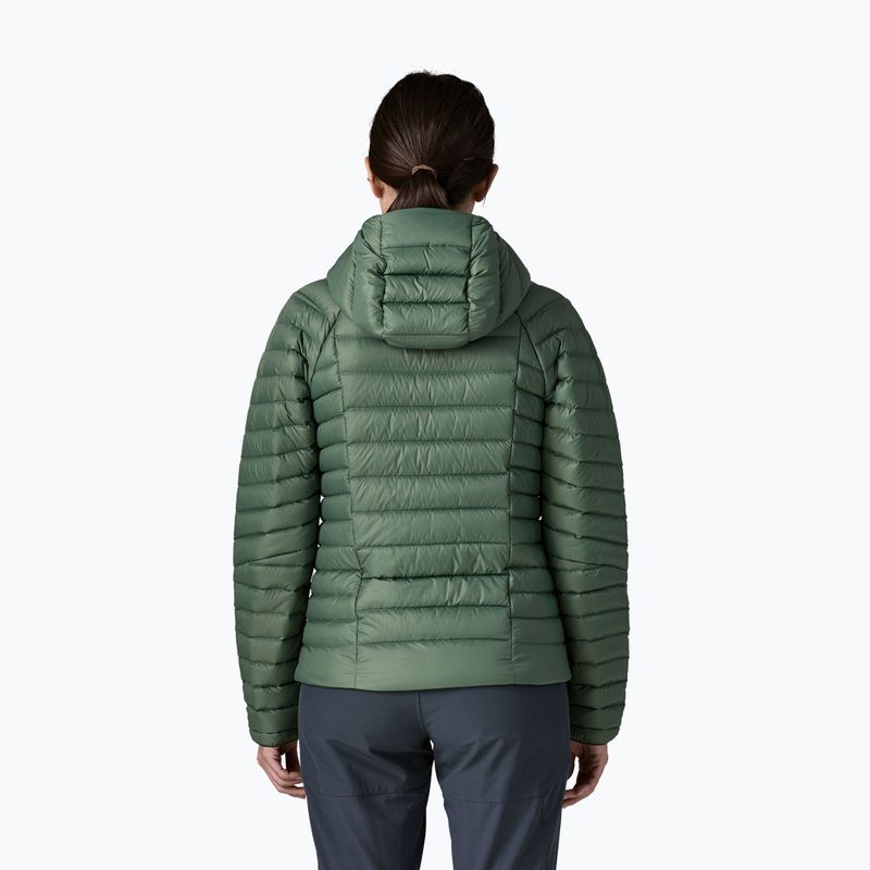 Dámska páperová bunda Patagonia Down Sweater Hoody canopy green 3