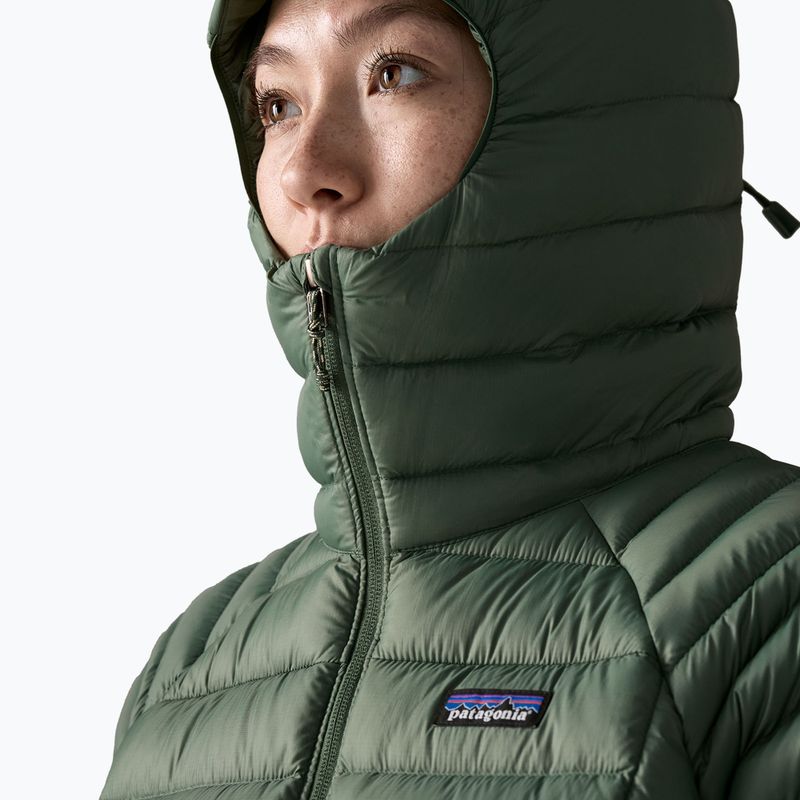 Dámska páperová bunda Patagonia Down Sweater Hoody canopy green 6