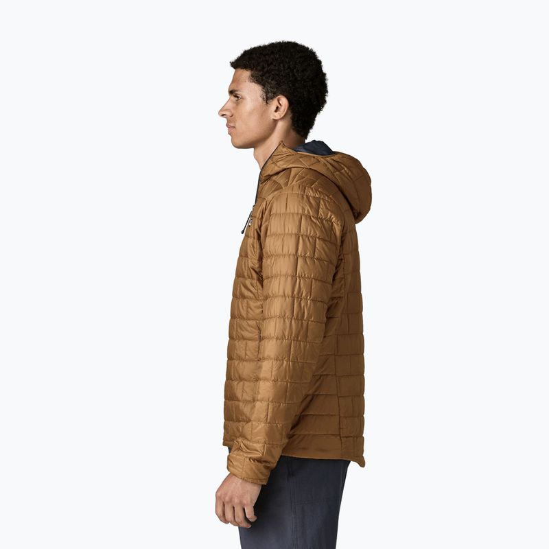 Pánska zateplená bunda Patagonia Nano Puff Hoody deer brown 3