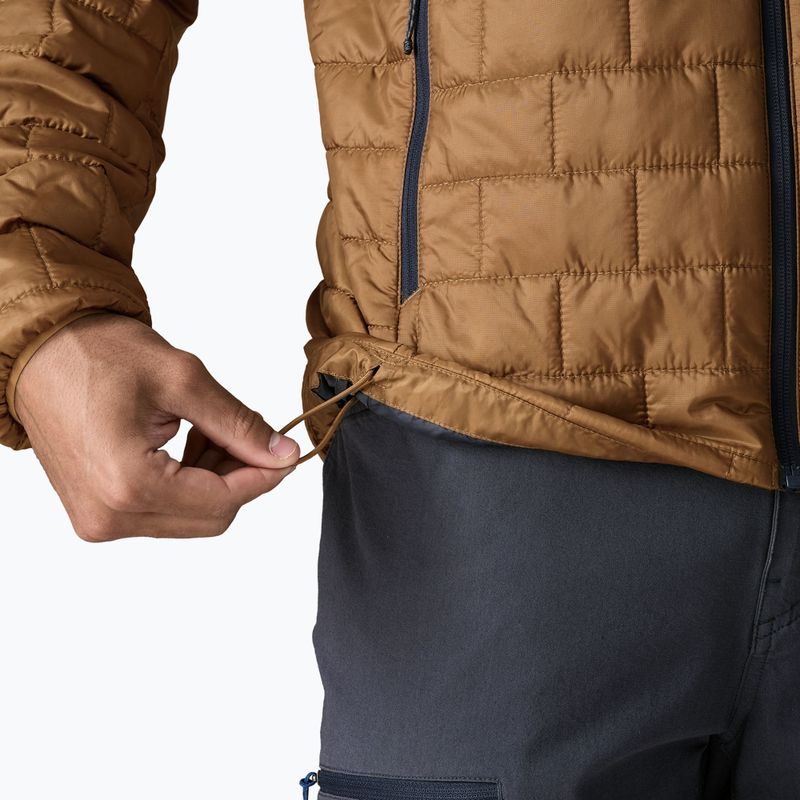 Pánska zateplená bunda Patagonia Nano Puff Hoody deer brown 8
