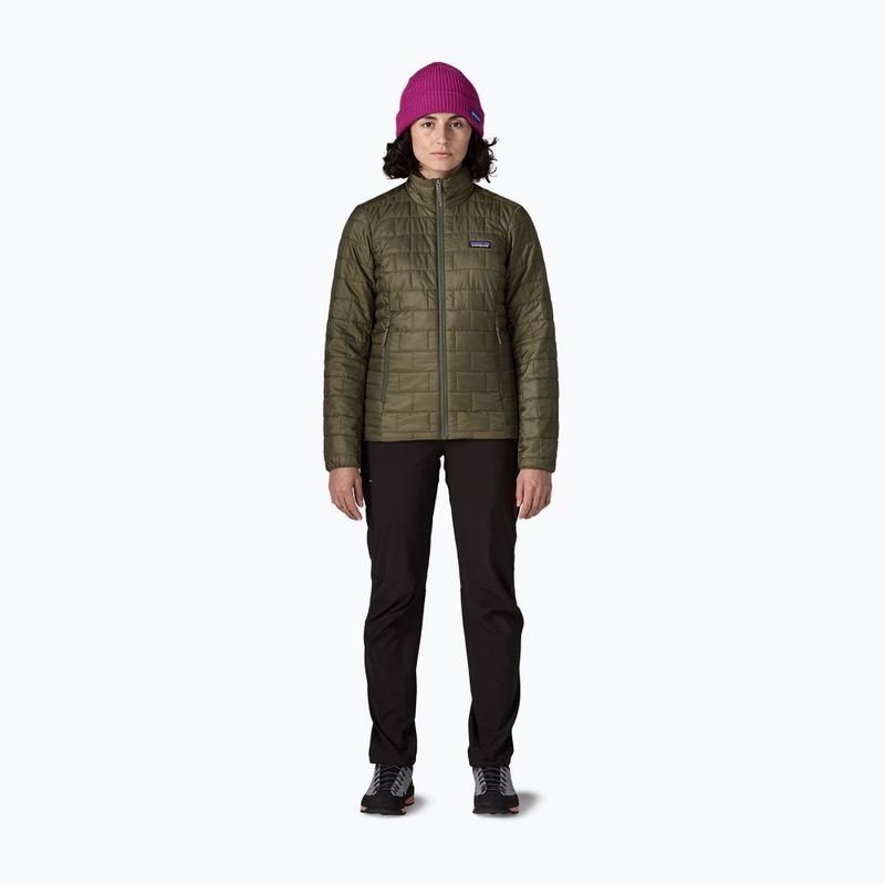 Dámska zateplená bunda Patagonia Nano Puff basin green 2