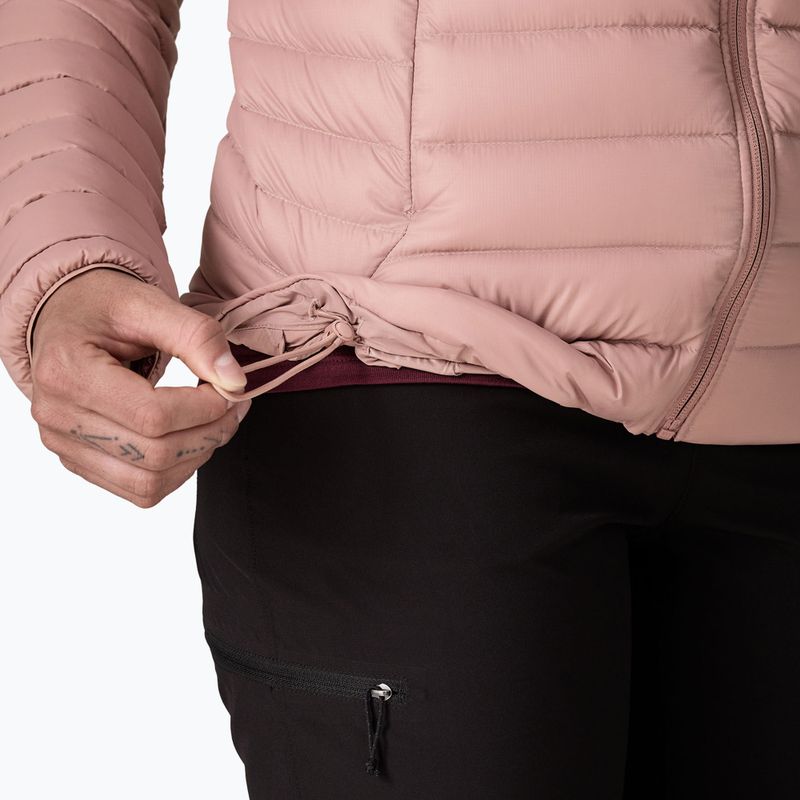 Dámska páperová bunda Patagonia Down Sweater Hoody moonrise taupe 8