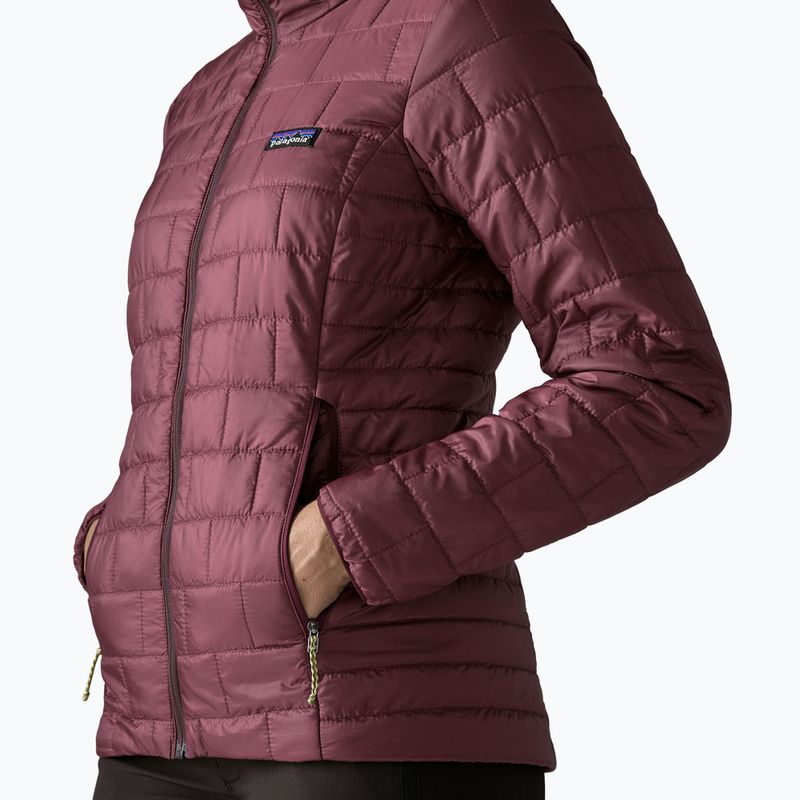 Dámska zateplená bunda Patagonia Nano Puff Hoody berry fig 5
