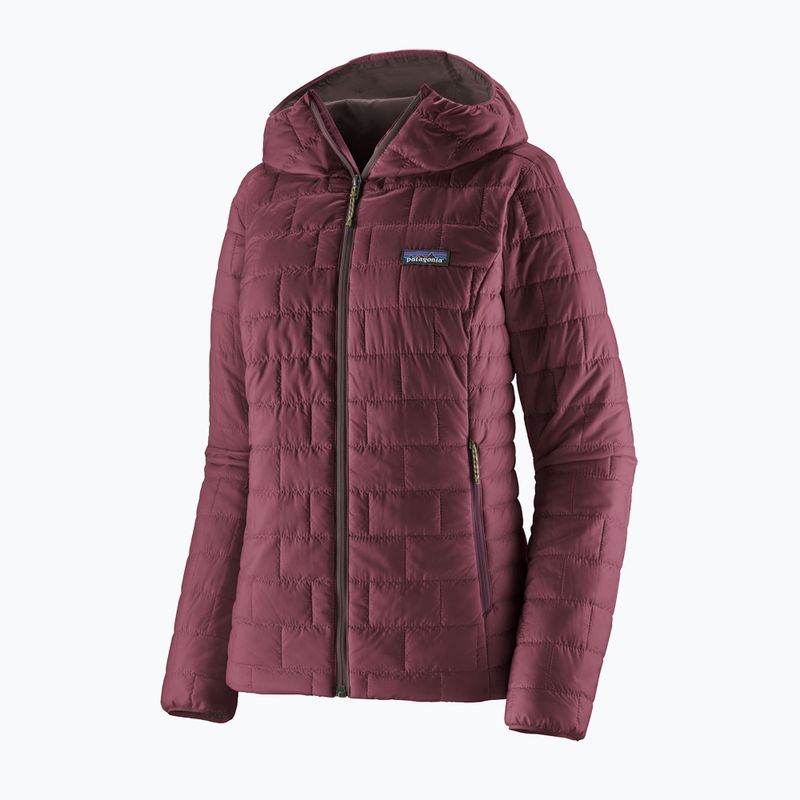 Dámska zateplená bunda Patagonia Nano Puff Hoody berry fig 9