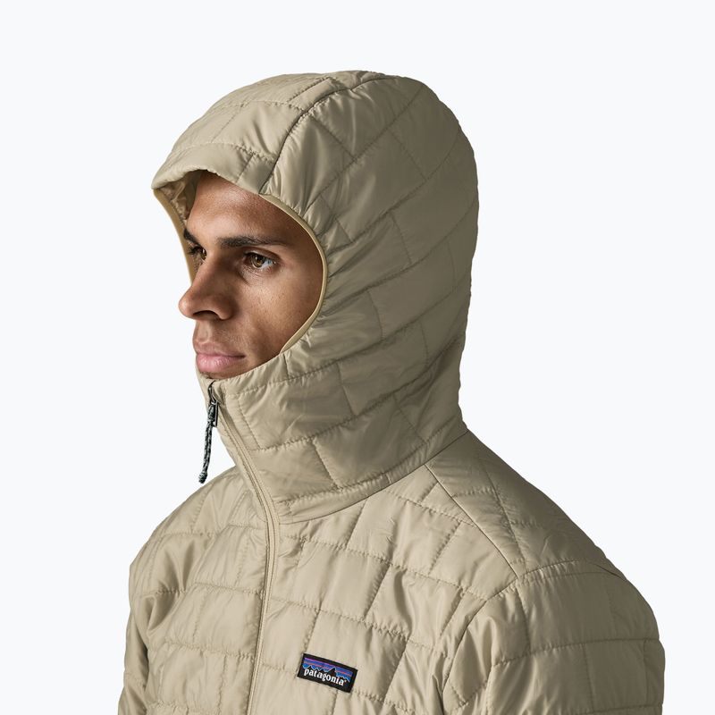 Pánska zateplená bunda Patagonia Nano Puff Hoody weathered stone 4