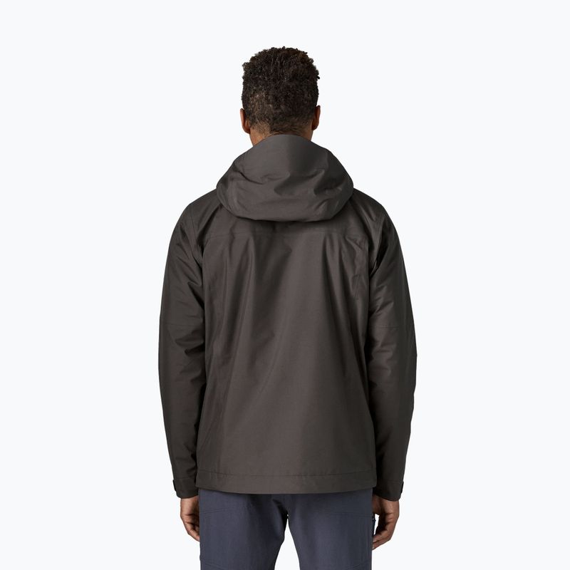 Pánska nepremokavá bunda Patagonia Insulated Boulder Fork Rain black 2