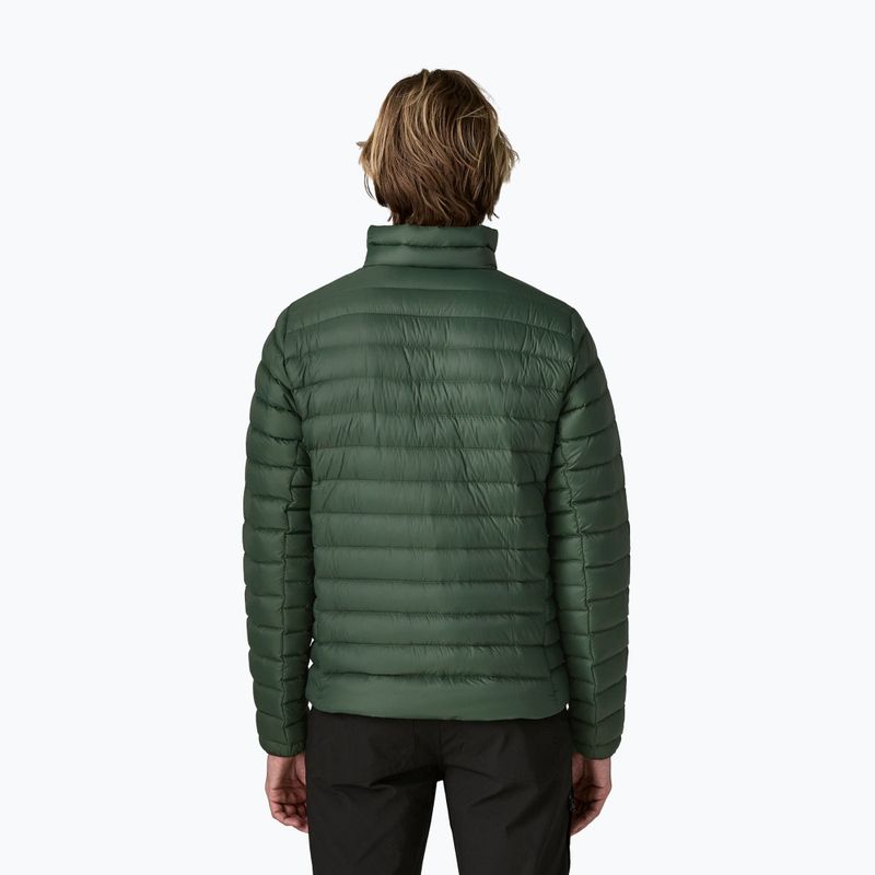 Pánska páperová bunda Patagonia Down Sweater treeline green 3