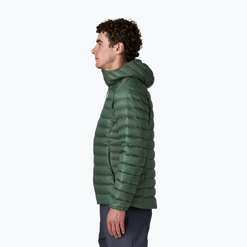 Pánska páperová bunda Patagonia Down Sweater Hoody treeline green 3