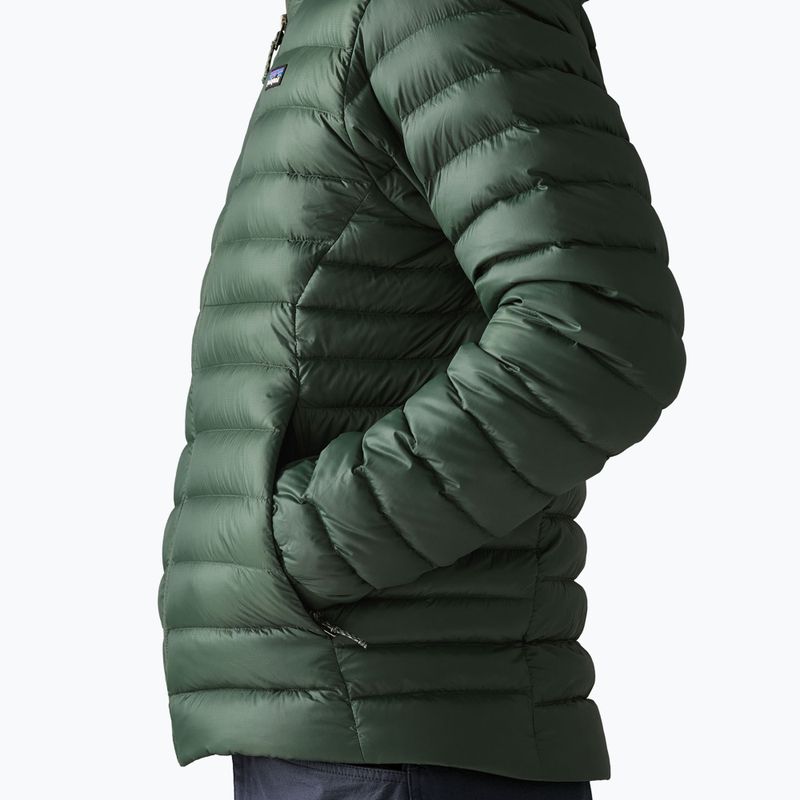 Pánska páperová bunda Patagonia Down Sweater Hoody treeline green 6