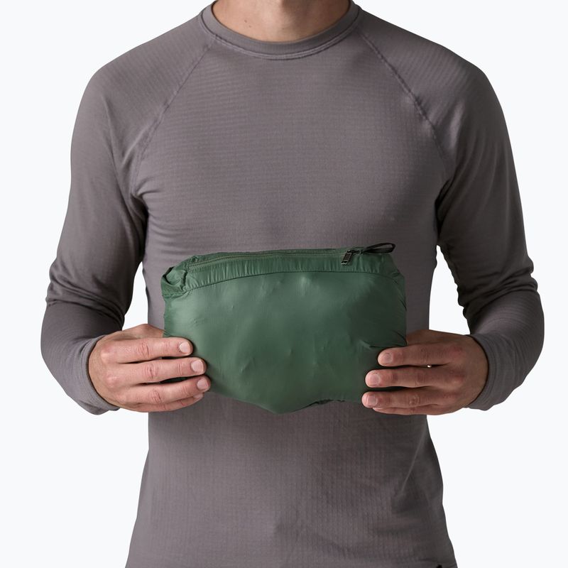 Pánska páperová bunda Patagonia Down Sweater Hoody treeline green 9