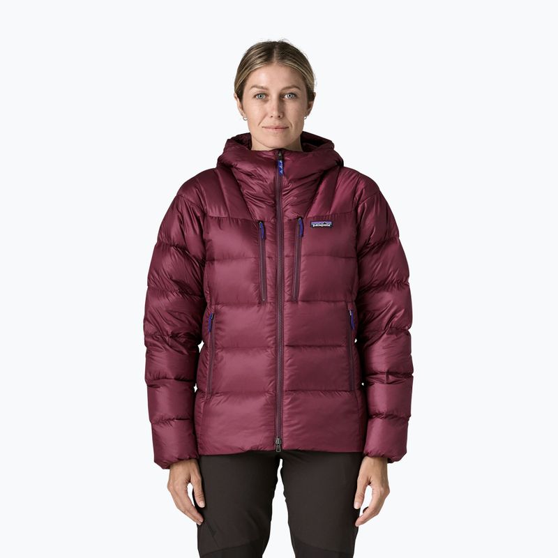 Dámska páperová bunda Patagonia Durable Down Hoody berry fig