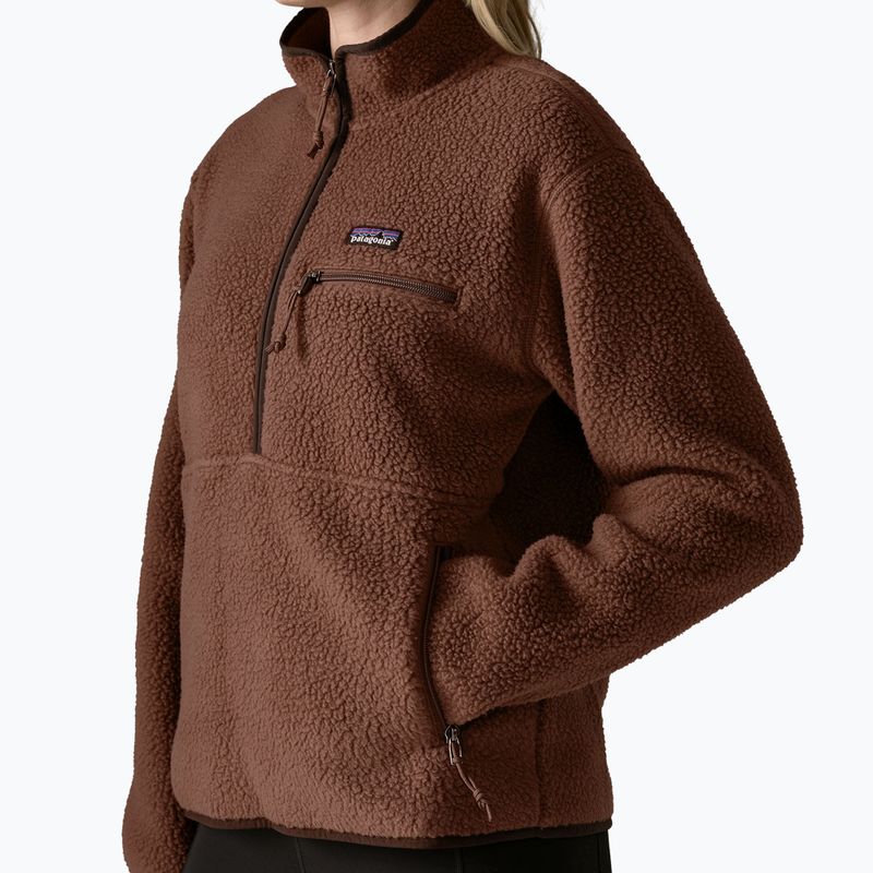 Dámska fleecová mikina Patagonia Retro Pile Marsupial berm brown 4