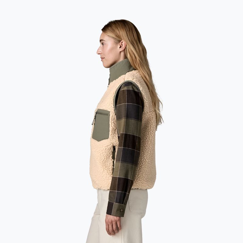 Dámska vesta Patagonia Classic Retro-X dark natural w/river rock green 3