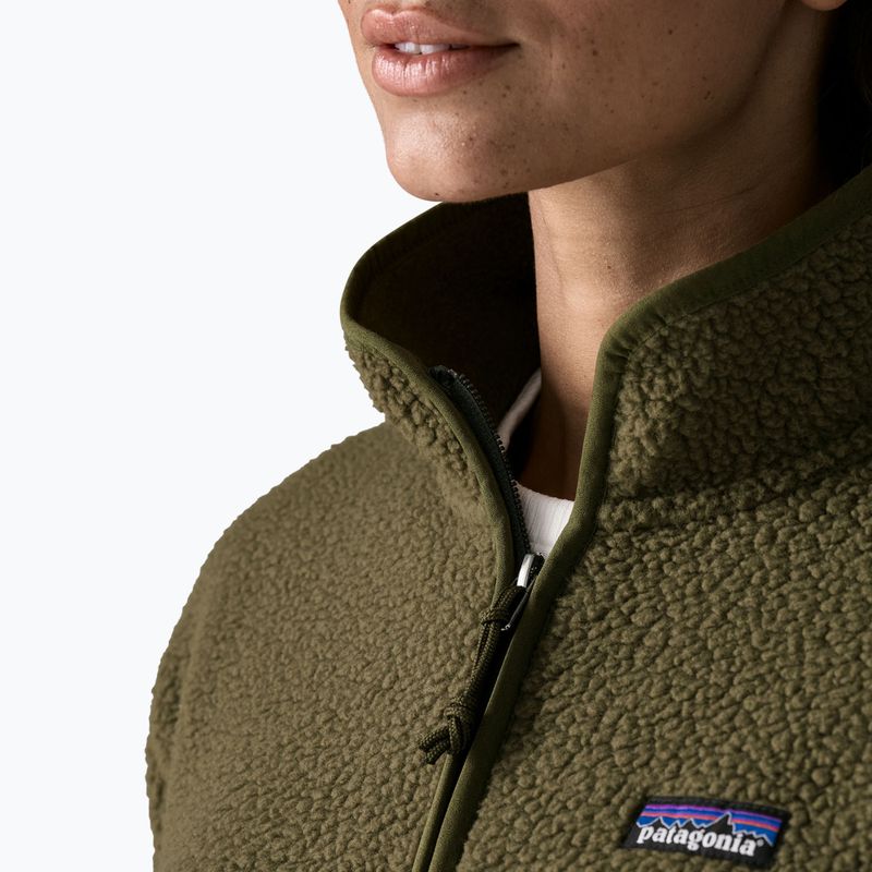 Dámska fleecová mikina Patagonia Retro Pile Marsupial basin green 4