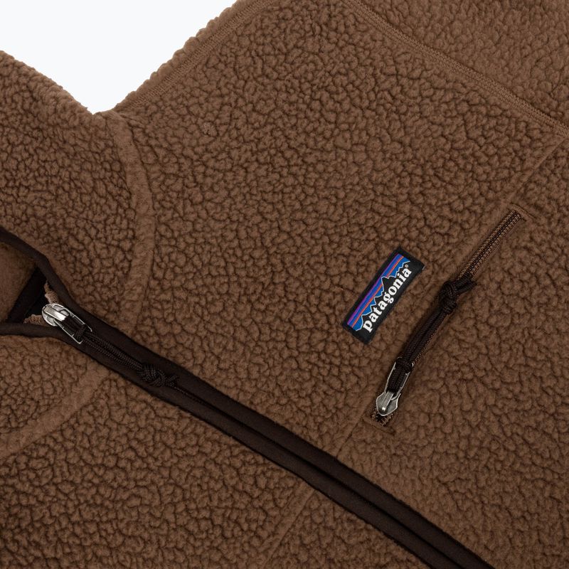 Dámska fleecová mikina Patagonia Retro Pile Hoody berm brown 3