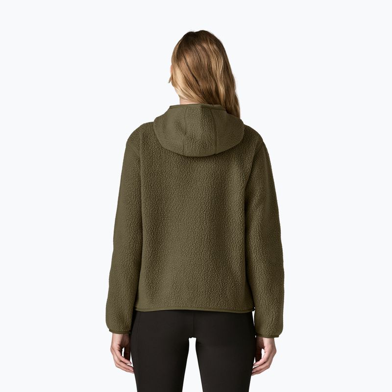 Dámska fleecová mikina Patagonia Retro Pile Hoody basin green 2