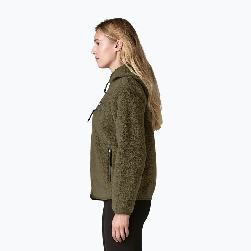 Dámska fleecová mikina Patagonia Retro Pile Hoody basin green 3