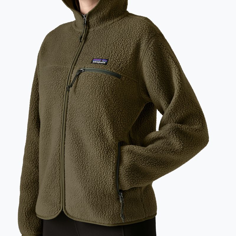 Dámska fleecová mikina Patagonia Retro Pile Hoody basin green 5