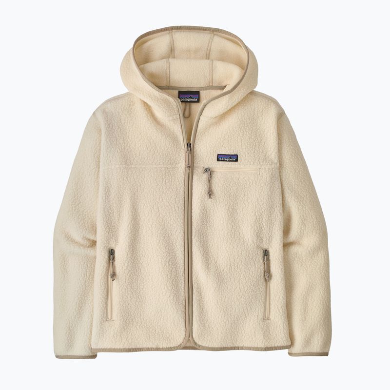 Dámska fleecová mikina Patagonia Retro Pile Hoody natural