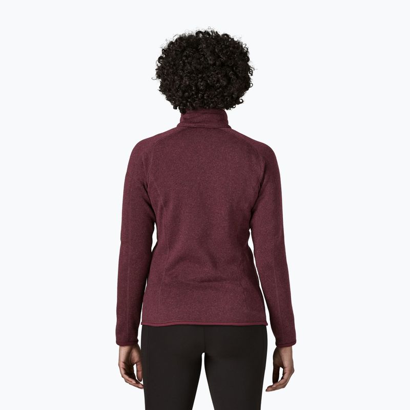 Dámska trekingová mikina Patagonia Better Sweater berry fig 2