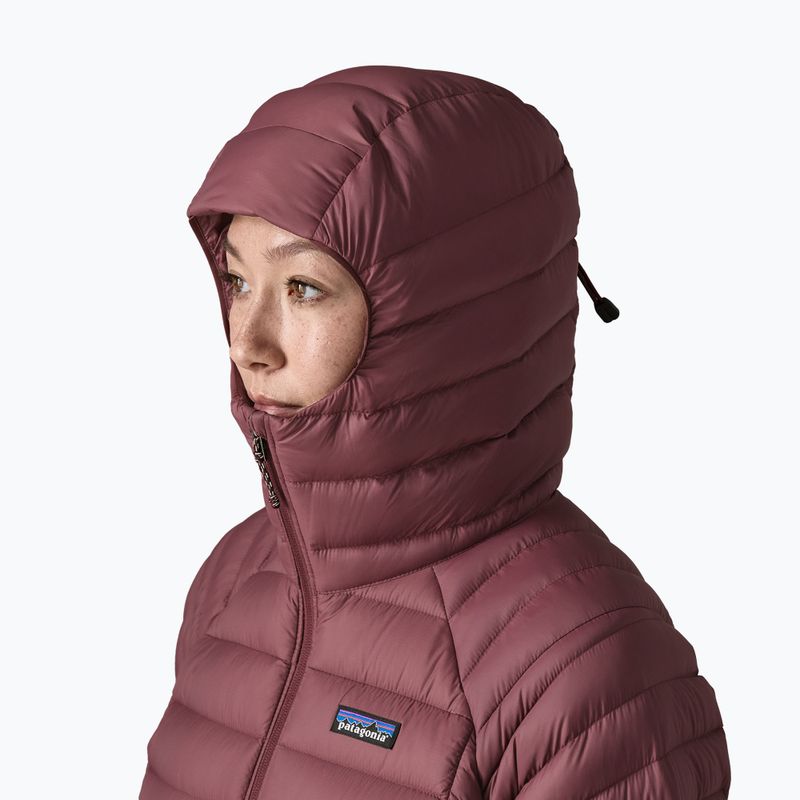 Dámska páperová bunda Patagonia Down Sweater Hoody dark ruby 5