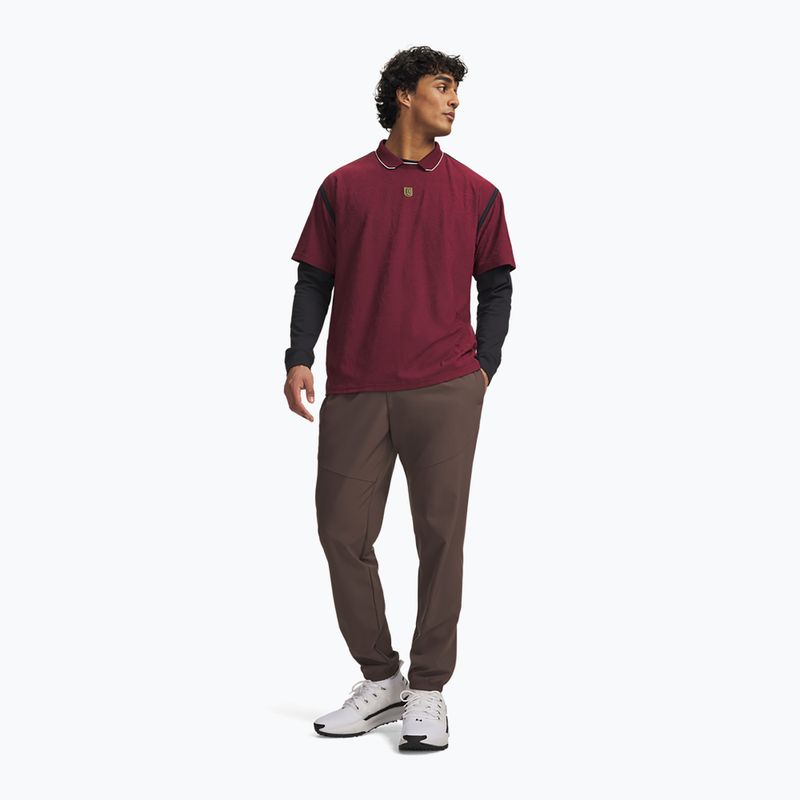 Pánske nohavice Under Armour Vibe Woven Jogger peppercorn/highland buff 2