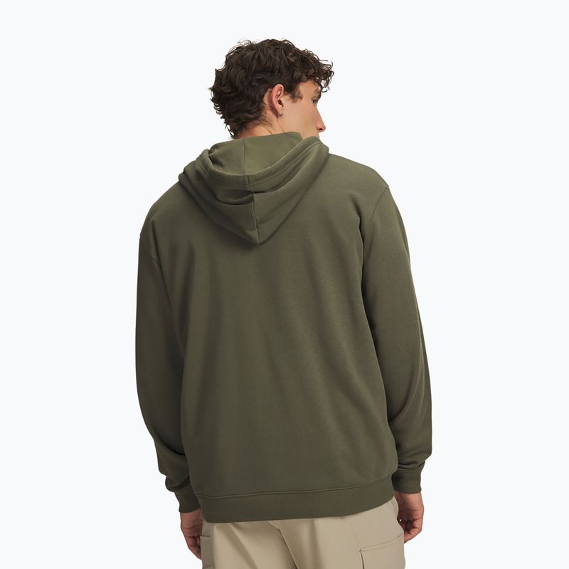 Pánska mikina Under Armour Rival Fleece Full Zip marine od green/white 2