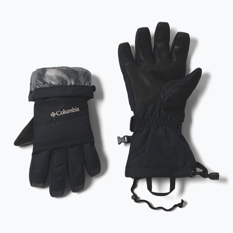 Dámske lyžiarske rukavice Columbia Whirlibird III black/black 2