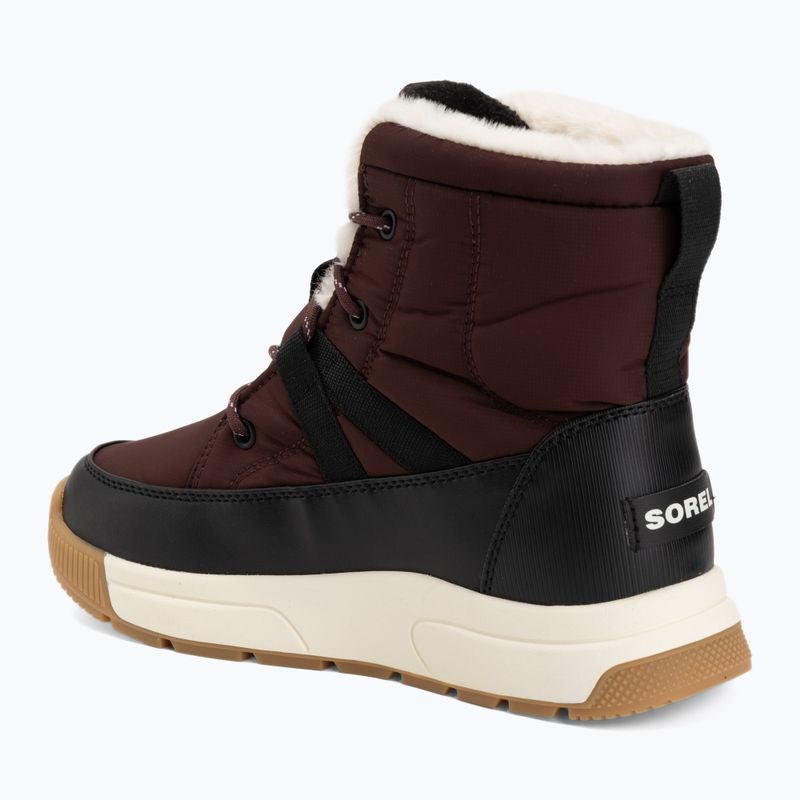 Dámske snehule Sorel Whitney III Mid Wp red lodge/black 3