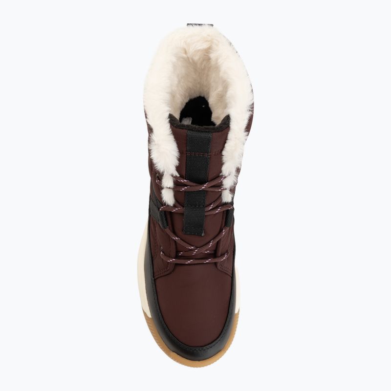 Dámske snehule Sorel Whitney III Mid Wp red lodge/black 5