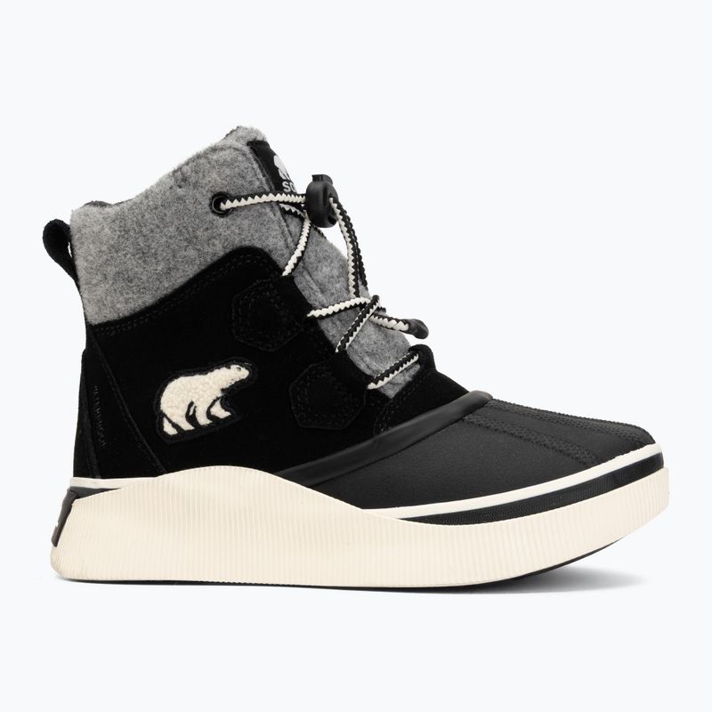 Detské snehule Sorel Out N About IV Chillz Waterproof black/chalk 2