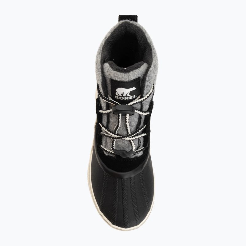 Detské snehule Sorel Out N About IV Chillz Waterproof black/chalk 5