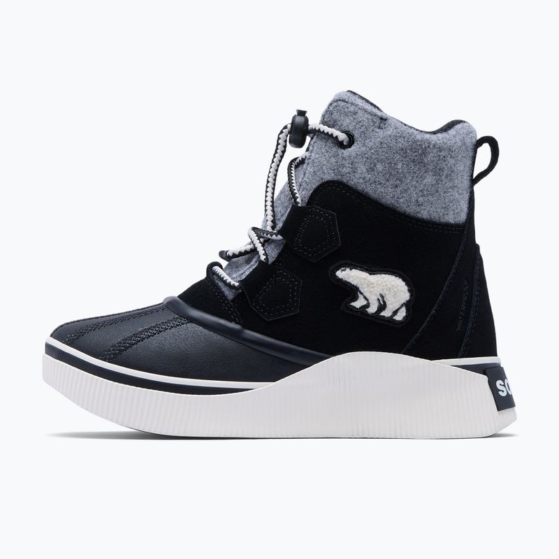 Detské snehule Sorel Out N About IV Chillz Waterproof black/chalk 3