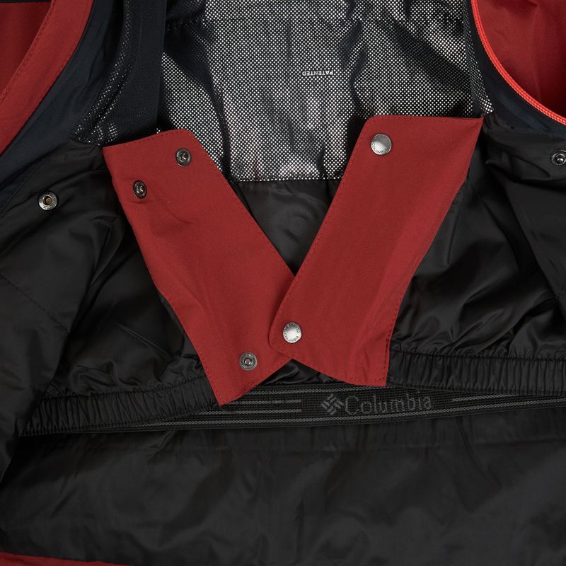 Pánska lyžiarska bunda Columbia Iceberg Point II red oxide/black 7