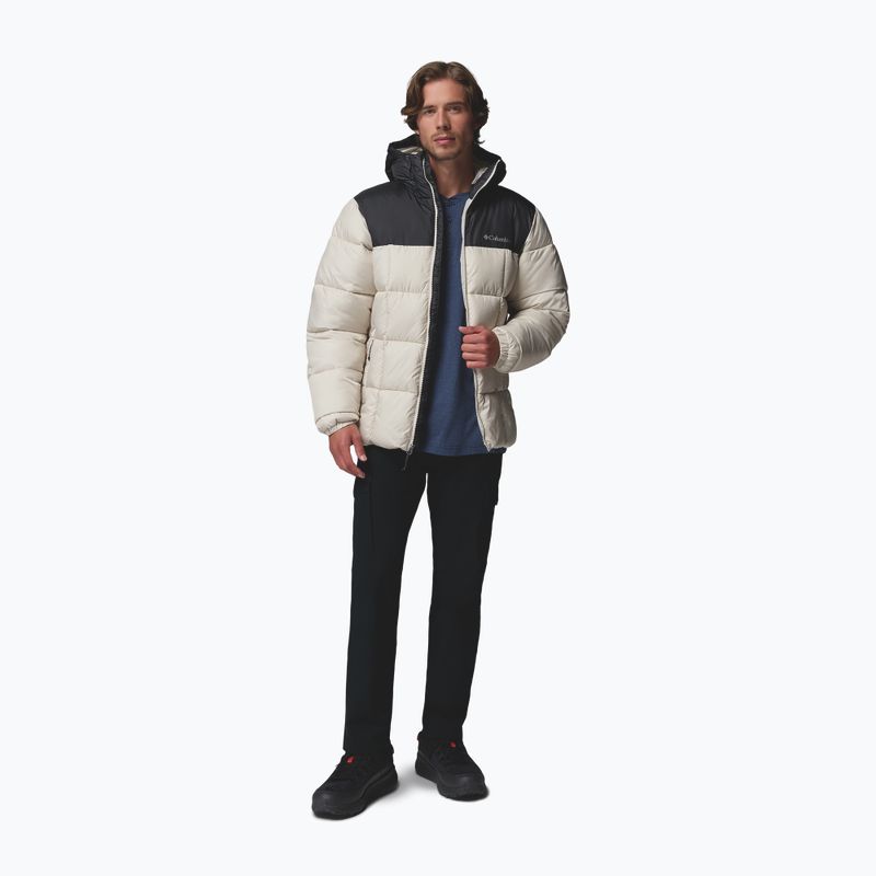 Pánska zateplená bunda Columbia Puffect IV Hooded dark stone/shark 2