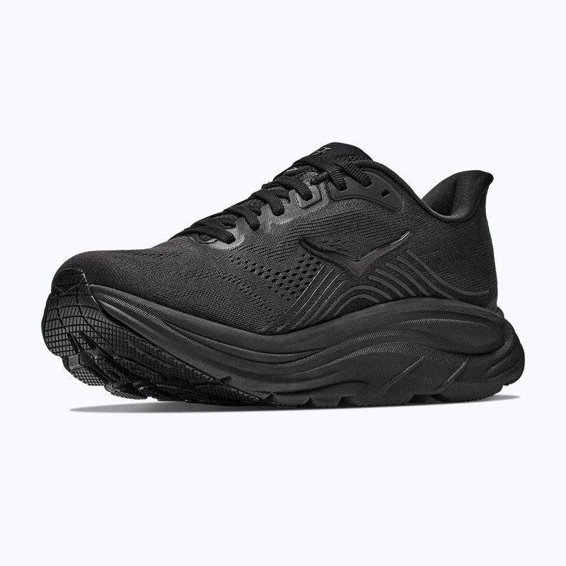 Dámska bežecká mikina HOKA Clifton 11 Wide black/black 4