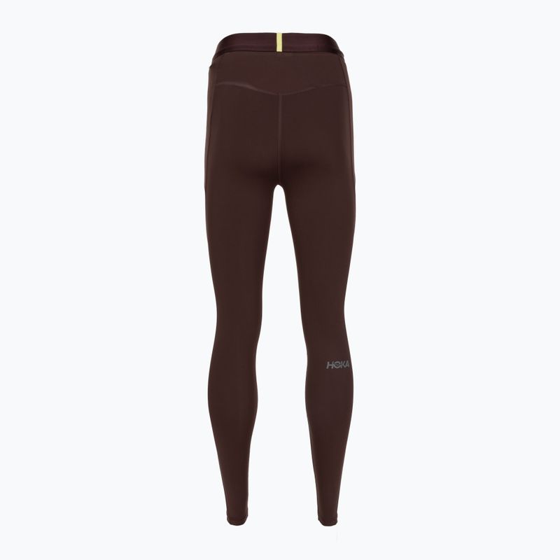 Dámske bežecké legíny HOKA Novafly Run Tight 25" deep mauve 2