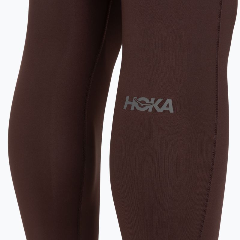 Dámske bežecké legíny HOKA Novafly Run Tight 25" deep mauve 4