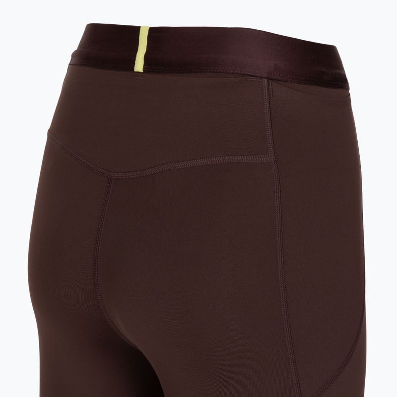 Dámske bežecké legíny HOKA Novafly Run Tight 25" deep mauve 5