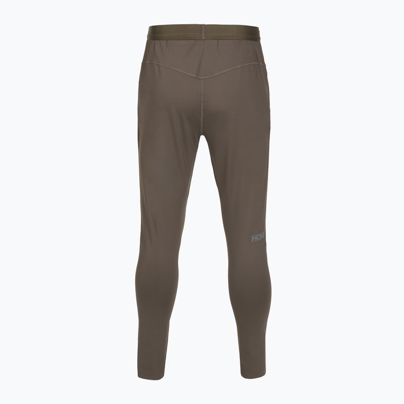 Pánske bežecké nohavice HOKA Novafly Run Pant cliff grey 2