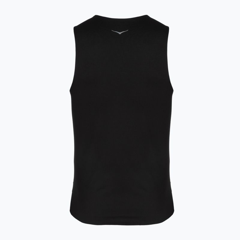 Pánske bežecké tričko HOKA EveryRun Tank black 2