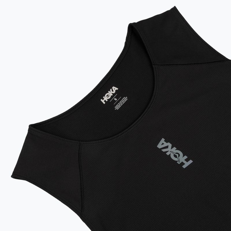 Pánske bežecké tričko HOKA EveryRun Tank black 3
