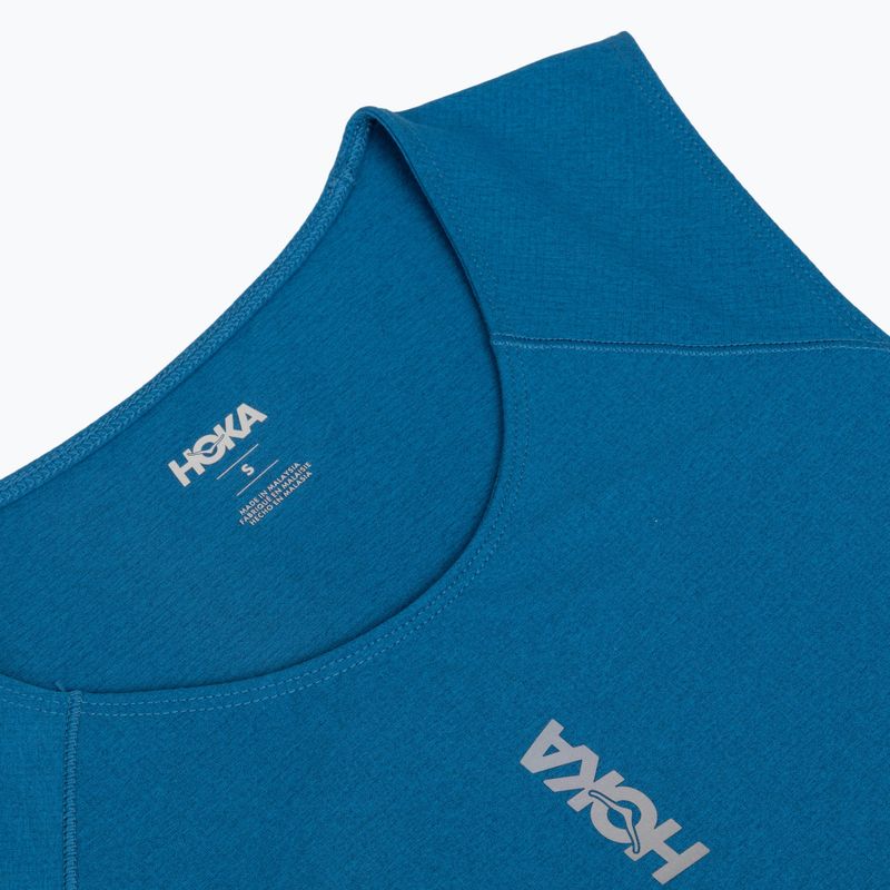 Pánske bežecké tričko HOKA EveryRun Tank night glow blue 3