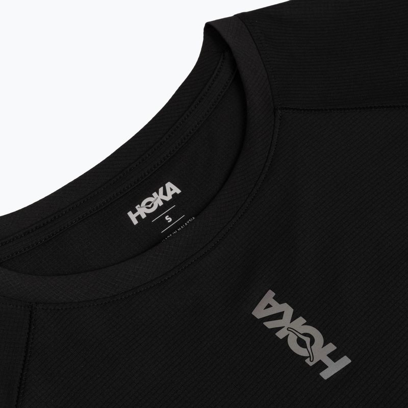 Pánske bežecké tričko HOKA EveryRun Short Sleeve black 3