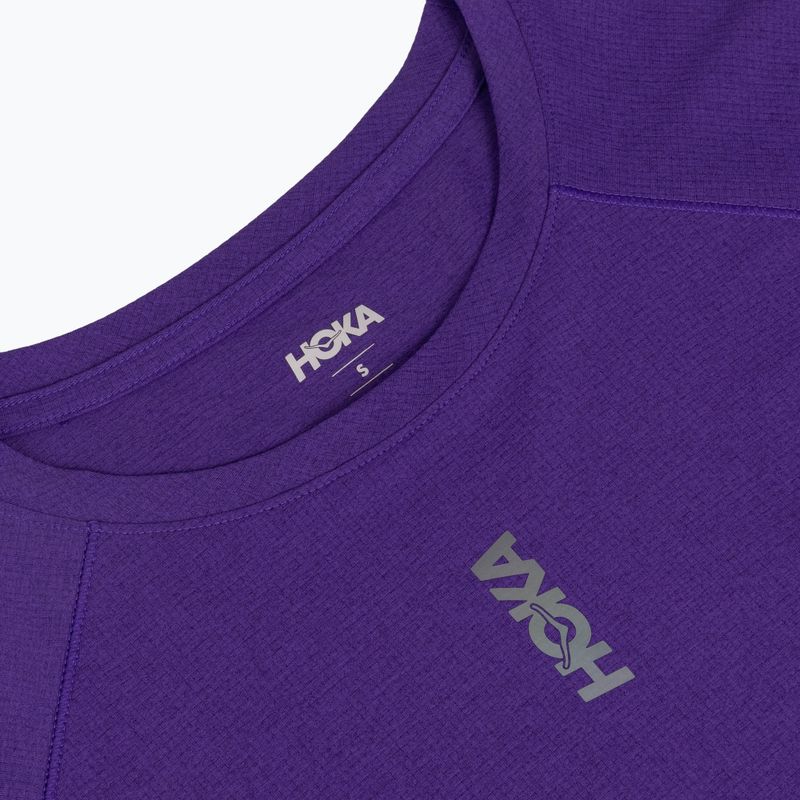 Pánske bežecké tričko HOKA EveryRun Short Sleeve cosmic purple 3