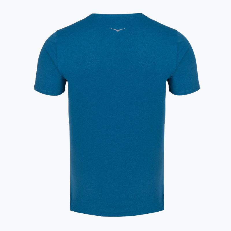 Pánske bežecké tričko HOKA EveryRun Short Sleeve night glow blue 2