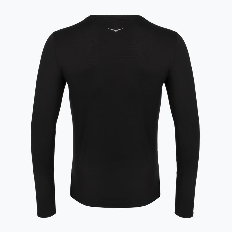 Pánske bežecké tričko longsleeve HOKA EveryRun Long Sleeve black 2