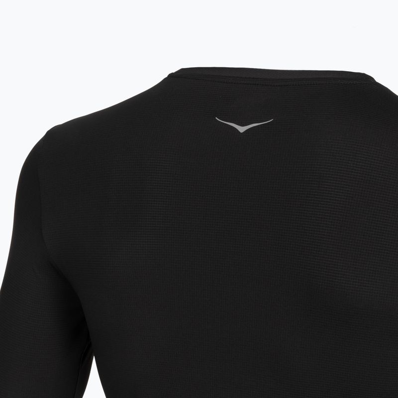Pánske bežecké tričko longsleeve HOKA EveryRun Long Sleeve black 4