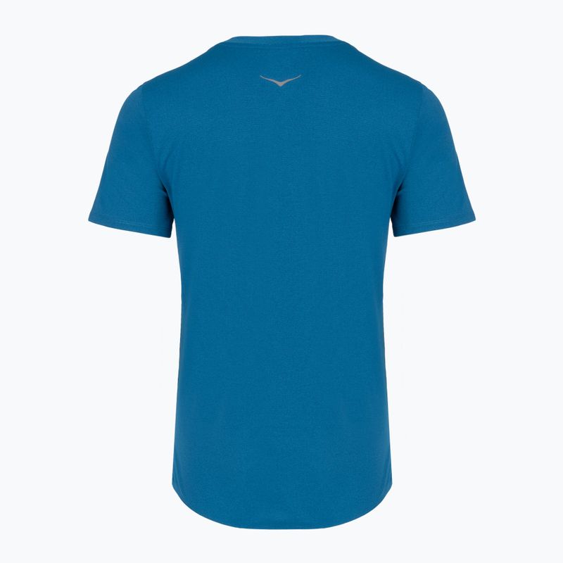 Dámske bežecké tričko HOKA EveryRun Short Sleeve night glow blue 2