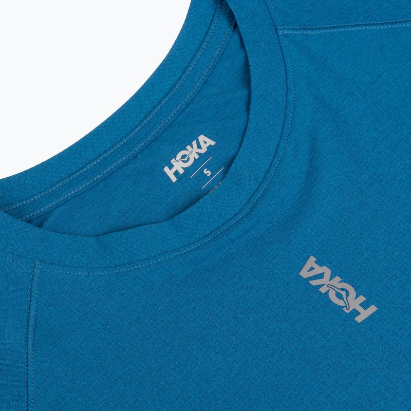 Dámske bežecké tričko HOKA EveryRun Short Sleeve night glow blue 3